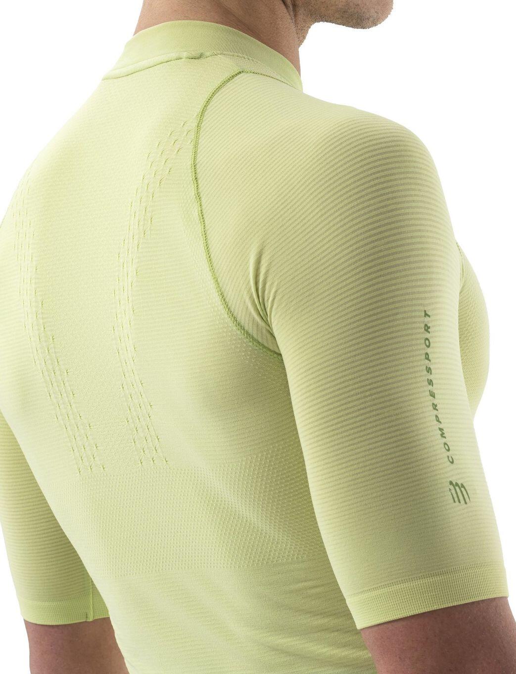 Compressport Trail Racing Postural Jersey met korte mouwen Blauw Heren 4/6