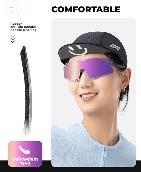 ROCKBROS Fahrradbrille Polarisierte Sportsonnenbrille UV400 2/5