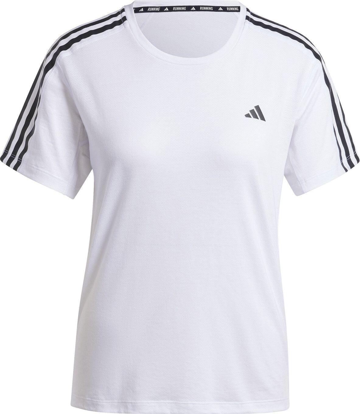 T-Shirt Running adidas Own the Run 3 bandes Blanc Femme 6/6