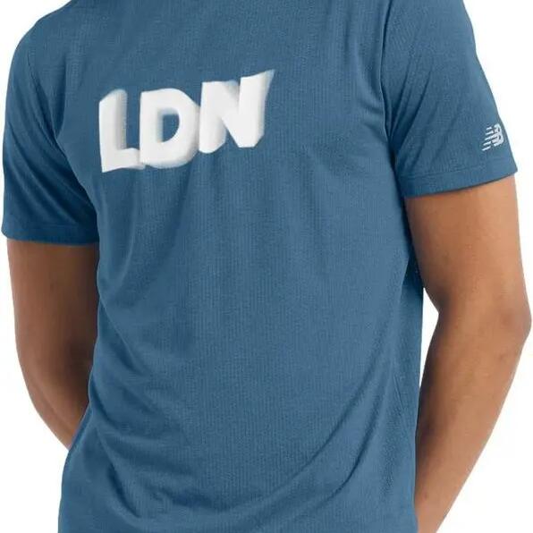 New Balance Athletics London Blue Men's short sleeve jersey