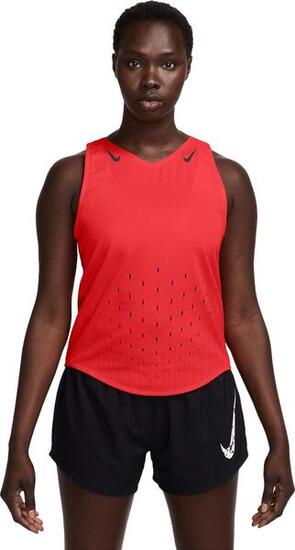 Débardeur Nike AeroSwift Fast Pack Rouge Femme