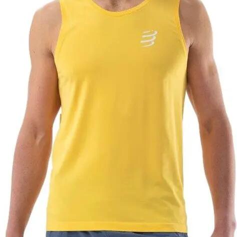 Compressport Performance Singlet Yellow Men's Tank Top