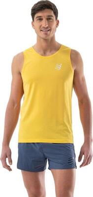 Compressport performance singlet yellow men's tank top