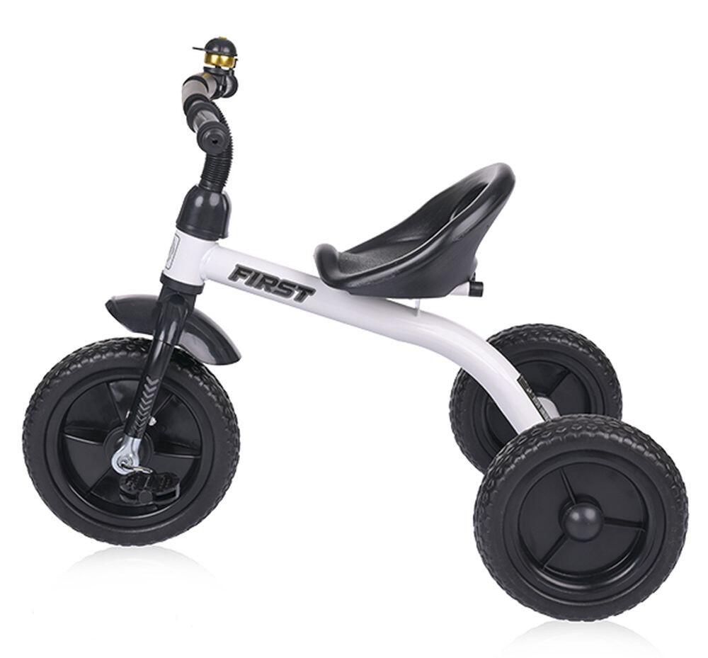 Infantil Paseo Triciclo FIRST asiento regulable ruedas EVA white 2/5