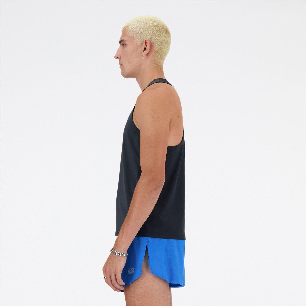 New Balance Q Speed Jacquard Tanktop Schwarz Herren 2/4