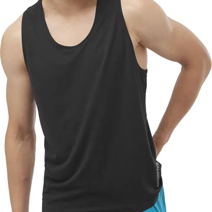 Salomon Sense Aero Tank Top Black Men