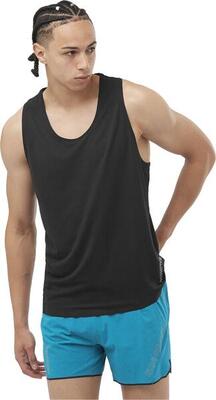 Salomon sense aero tank top zwart heren
