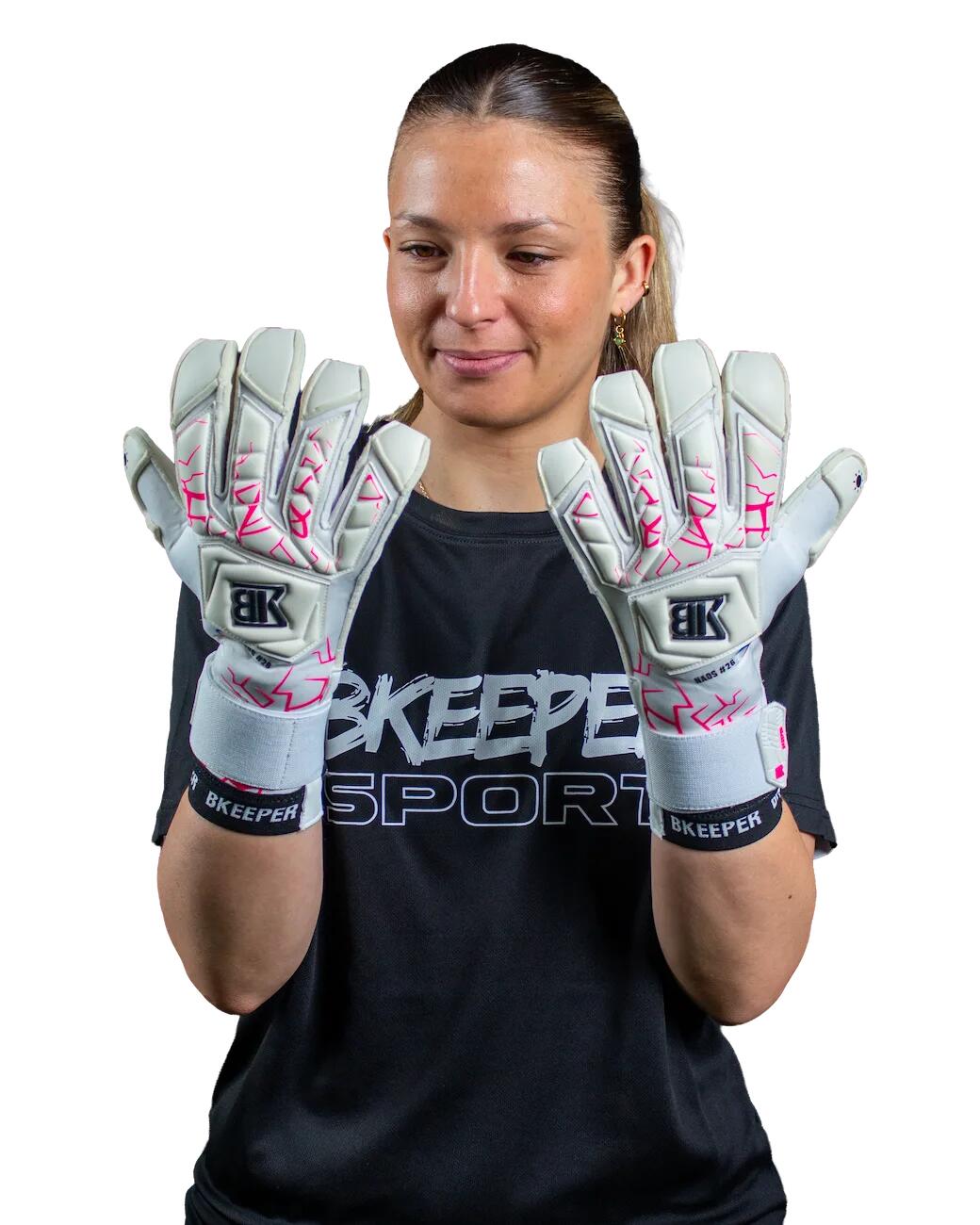 Guanti da portiere Naos #26 rosa per adulti 6/7