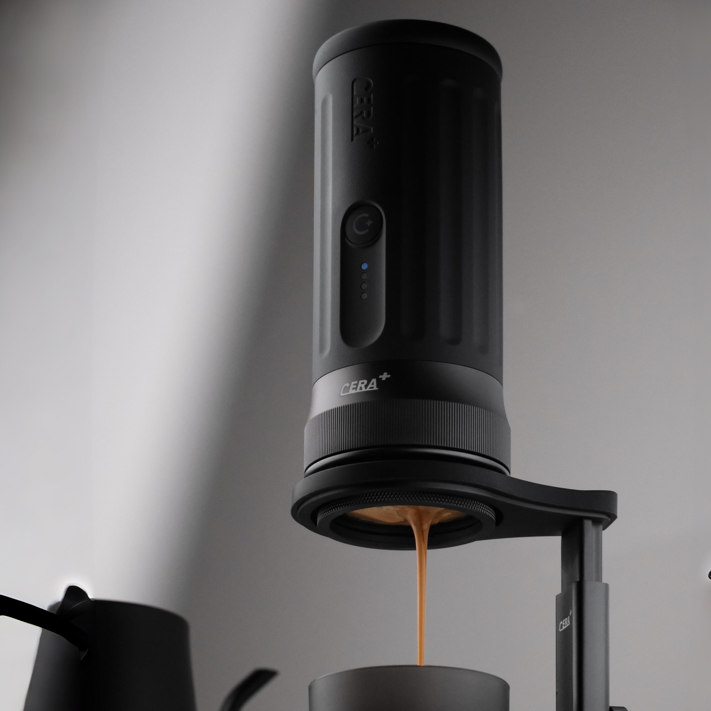 Ceramax 58mm Bottomless portafilter draagbare espressomachine USB-C 7/8