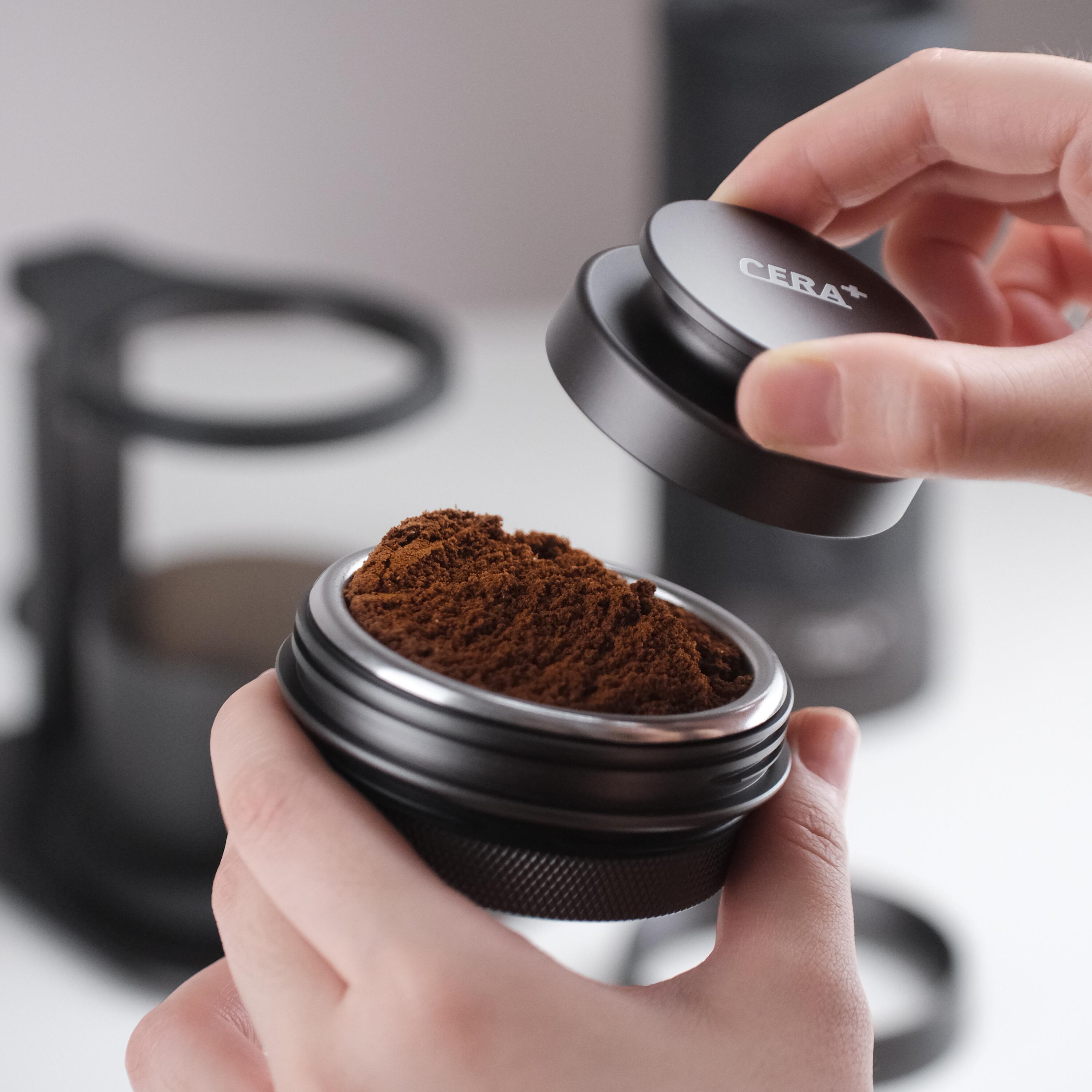 Ceramax 58mm Bottomless portafilter draagbare espressomachine USB-C 5/8