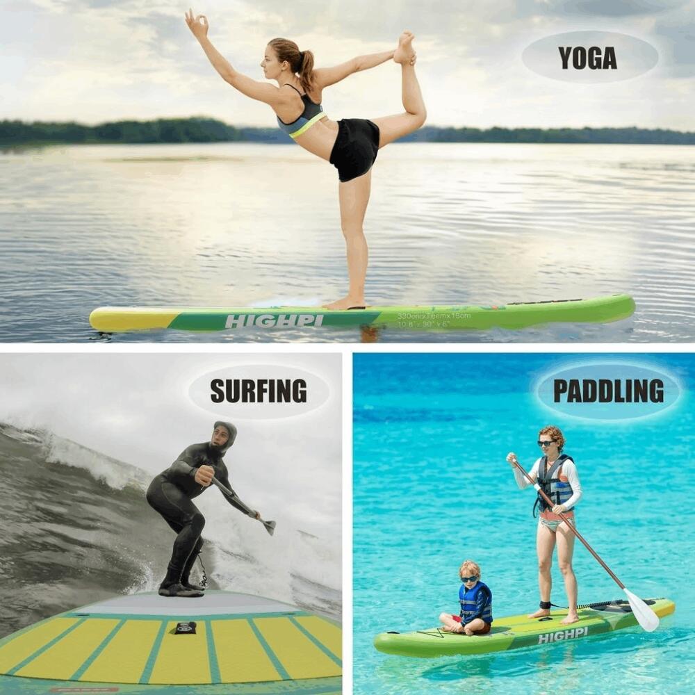 Planche de paddle gonflable Highpi 320x78x15cm (10'6"x31"x6") 7/7
