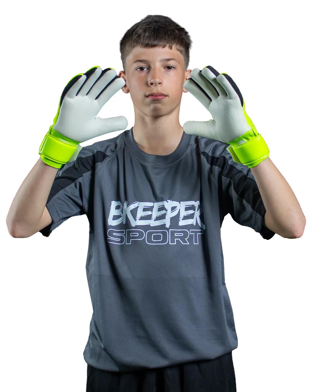 Guanti da portiere Flash Junior #26 gialli 3/7