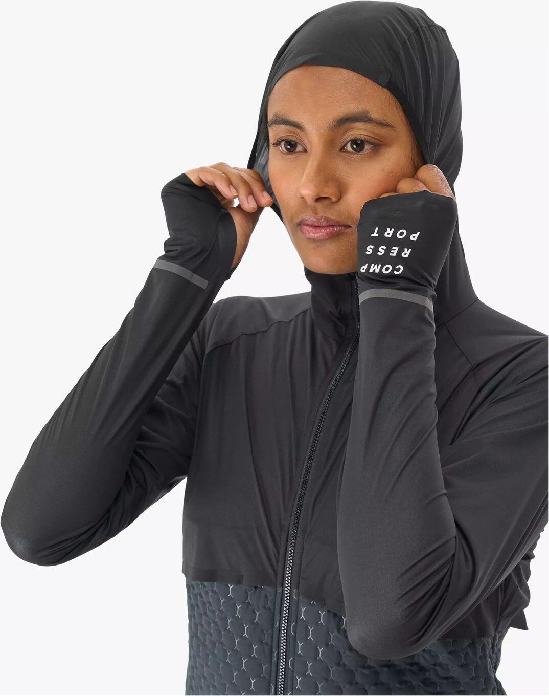 Veste Compressport Winter Insulated 10/10 Noir Femme 3/5