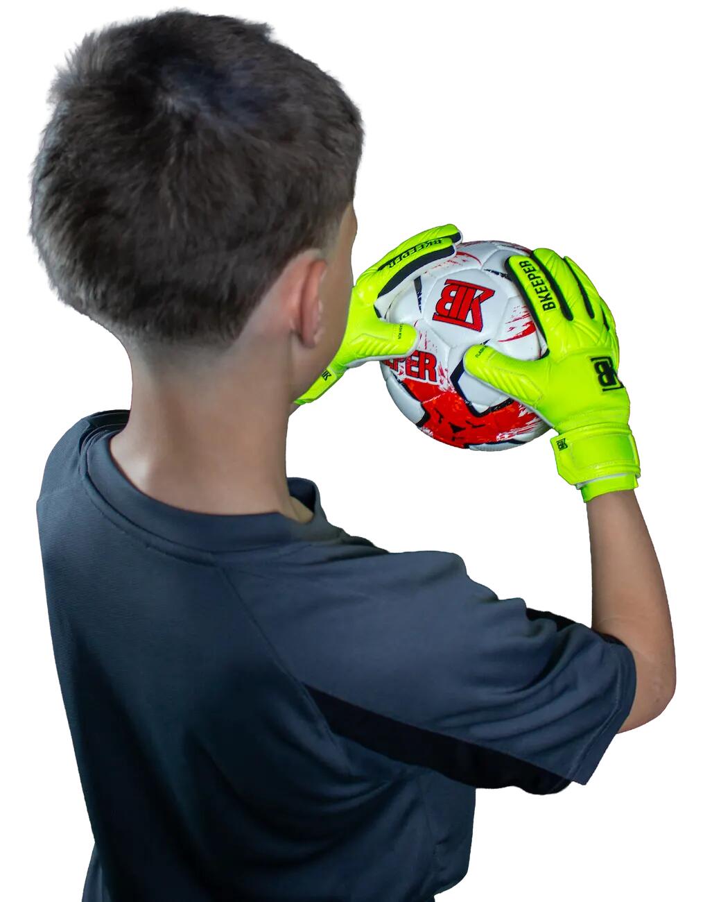 Guanti da portiere Flash Junior #26 gialli 7/7