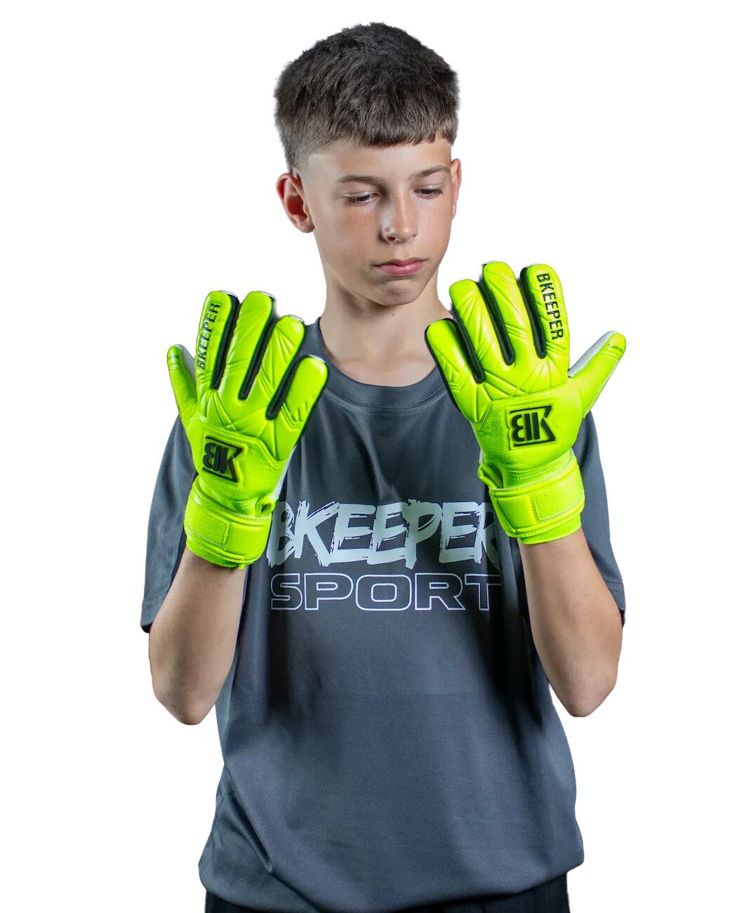 Guanti da portiere Flash Junior #26 gialli 6/7
