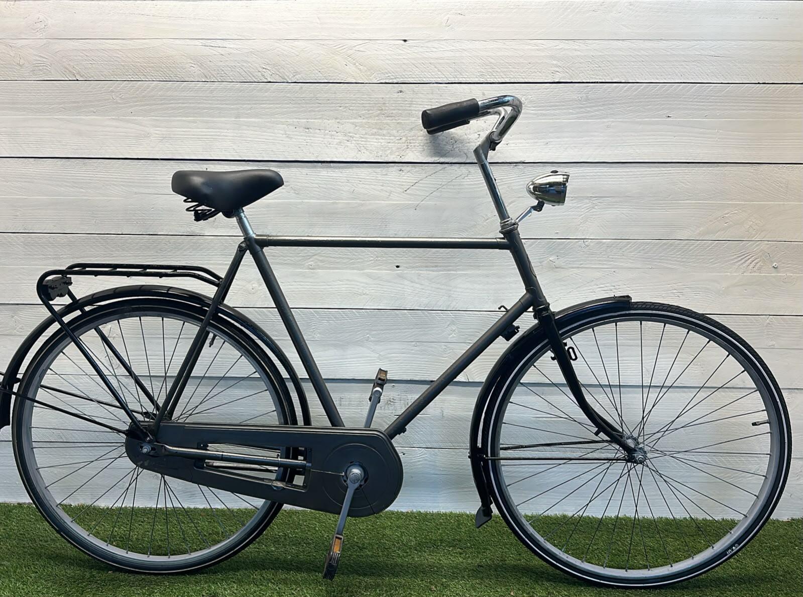 Stadsfiets 60 cm, metal/grijs - nagekeken en serviced 2/3