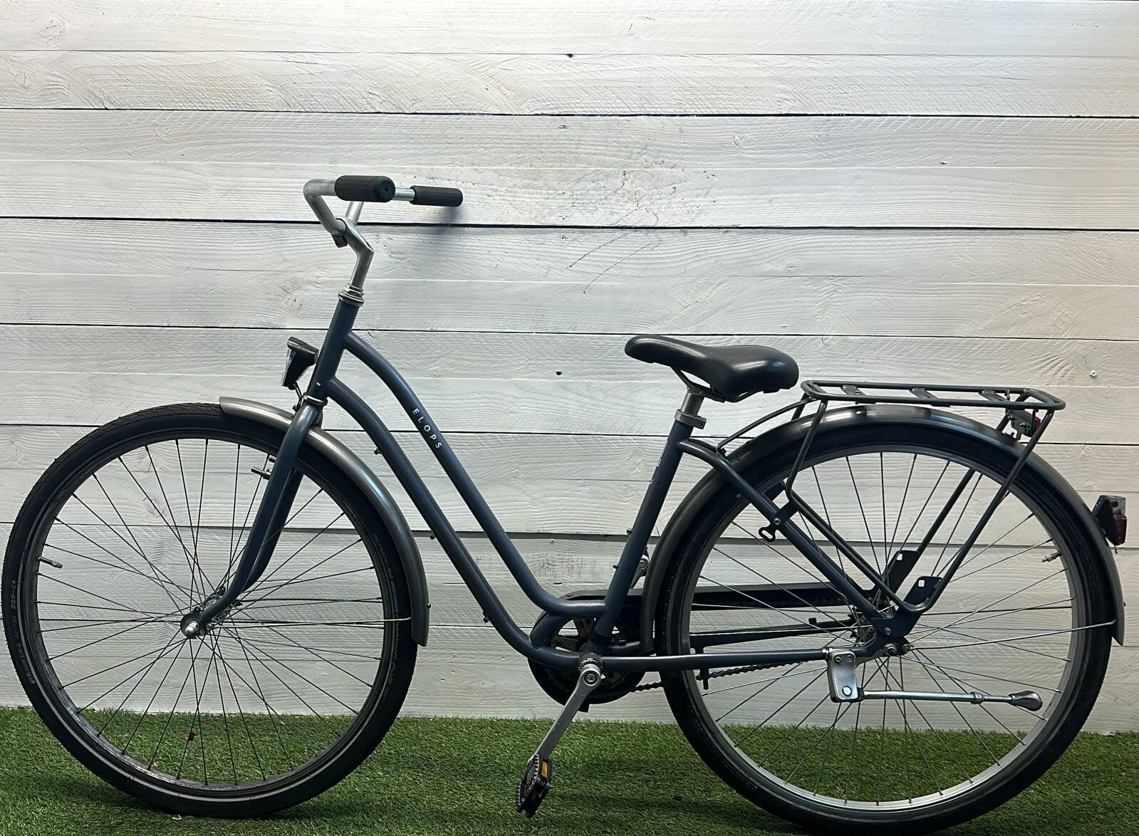Tweedehands stadsfiets zwart 28" terugtraprem 3/3