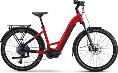 Haibike trekking 7 low shimano cues 11s 27,5'' 800wh rood 2025