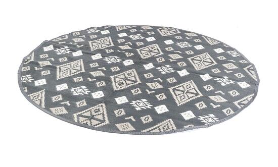 Tapis extérieur rond Ø250 cm Marron - Human Comfort Cosy