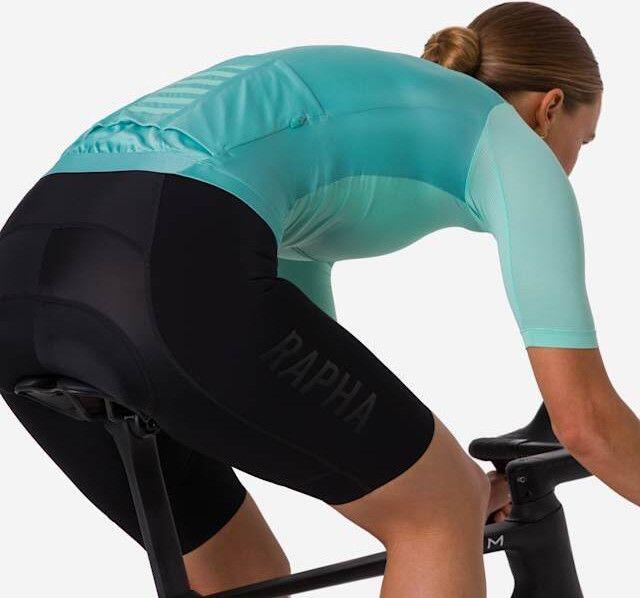 Maglia a maniche corte da allenamento Rapha Pro Team Donna Blu 3/6