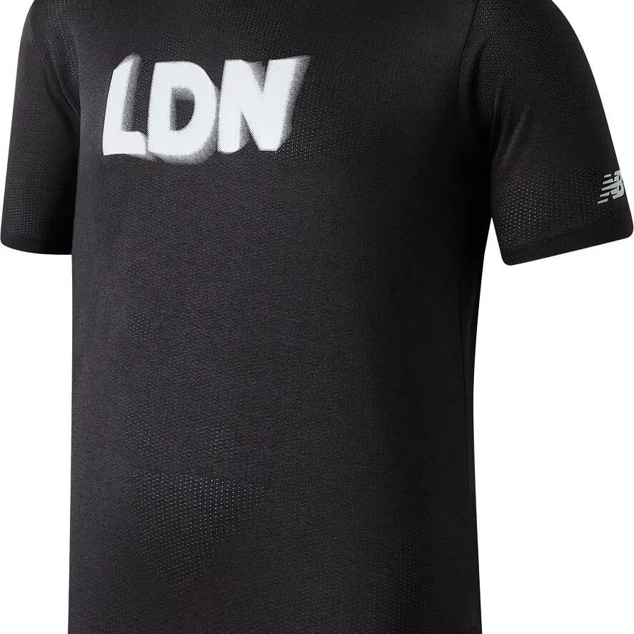 New Balance Athletics London Black Men's short sleeve jersey