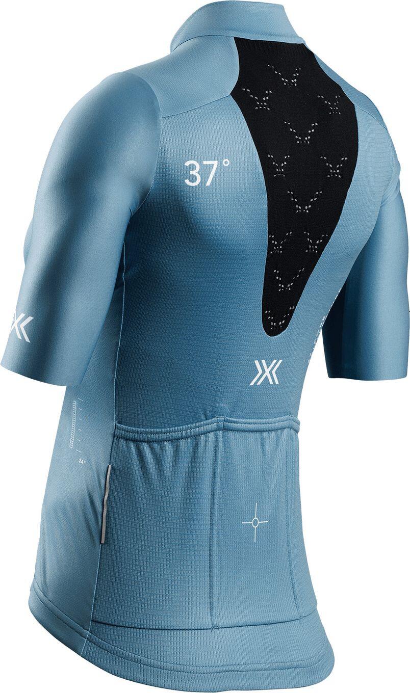 Maillot manches courtes X-Bionic CoreFusion Ride Bleu Femme 2/3