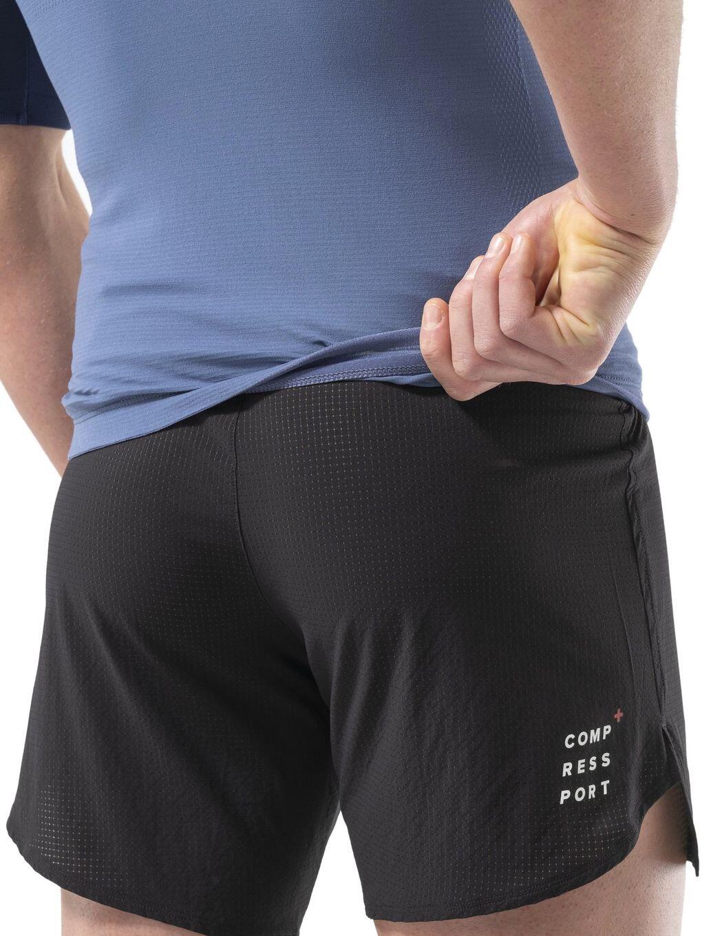 Maillot de manga corta Compressport Trail Racing Postural Azul Hombre 3/7