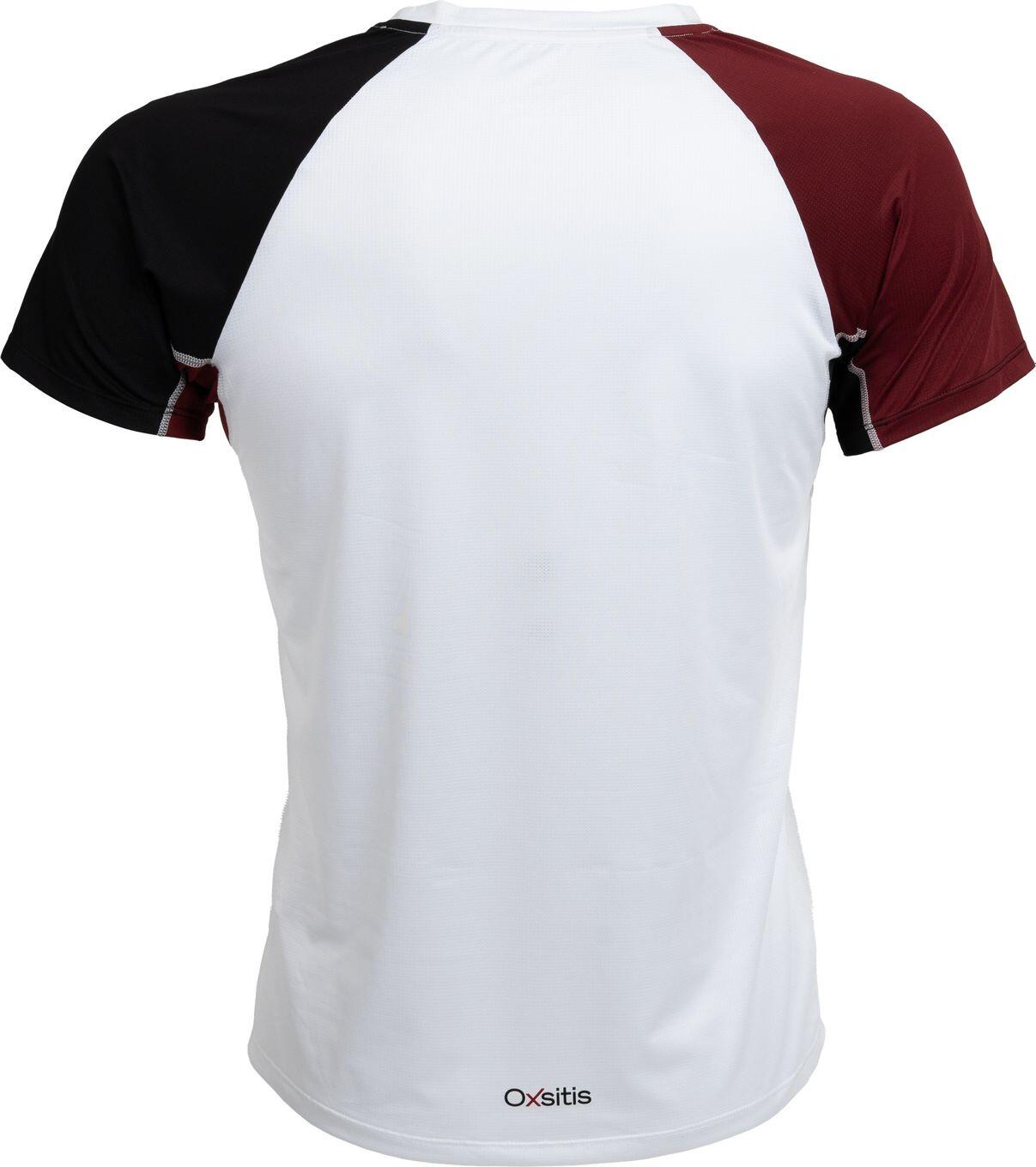 Maillot de manga corta Oxsitis X-Train Hombre Blanco/Burdeos 2/7