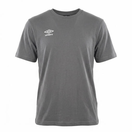 Tee shirt homme col rond chiné en coton 160GSM et logo imprimé 618292