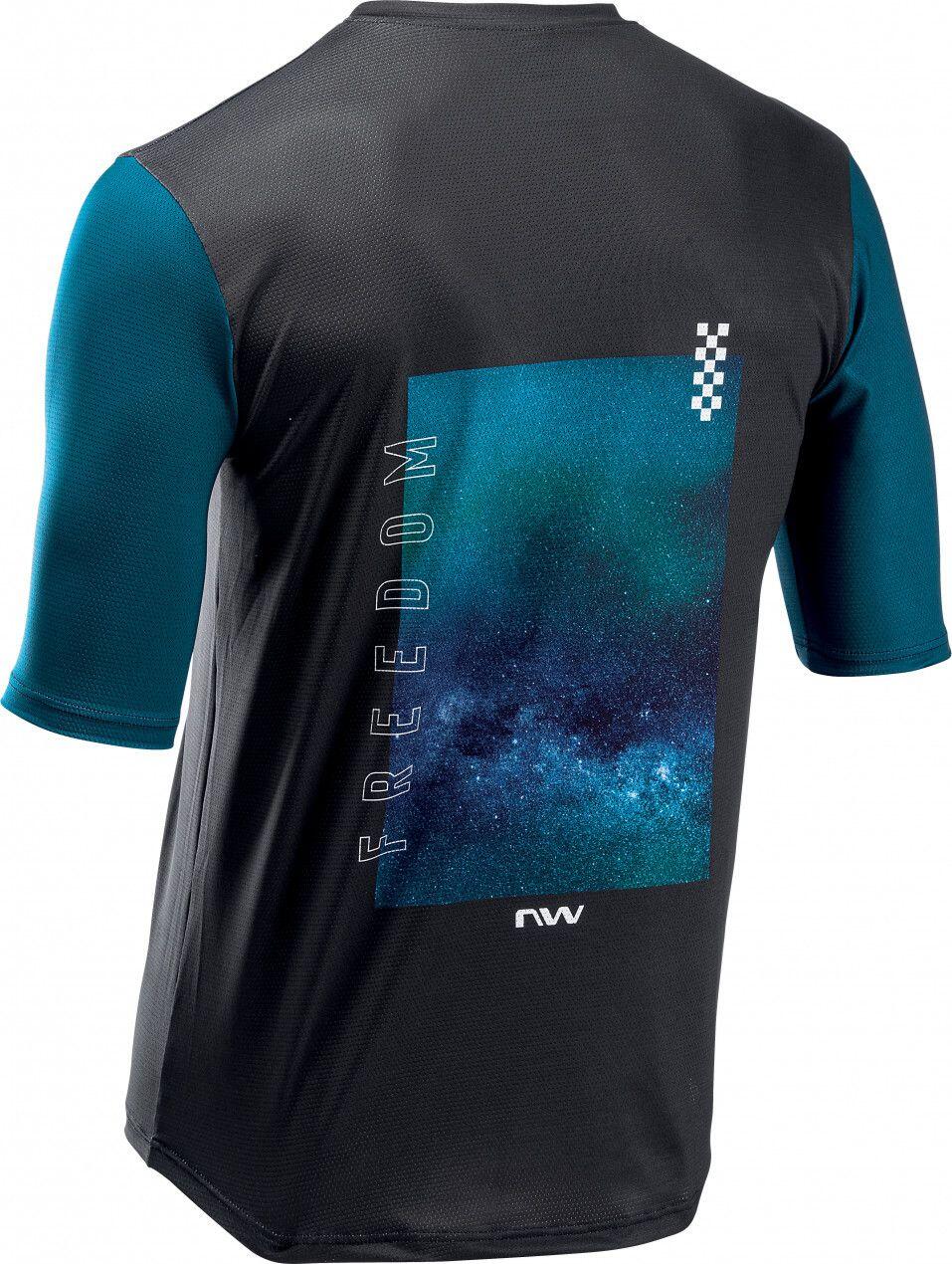 Northwave Freedom AM Short Sleeve Jersey Blauw 2/2