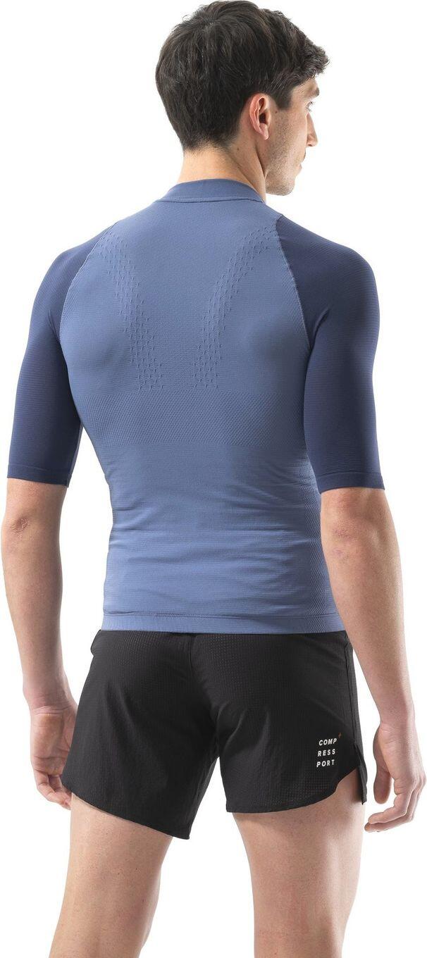 Maillot de manga corta Compressport Trail Racing Postural Azul Hombre 2/7