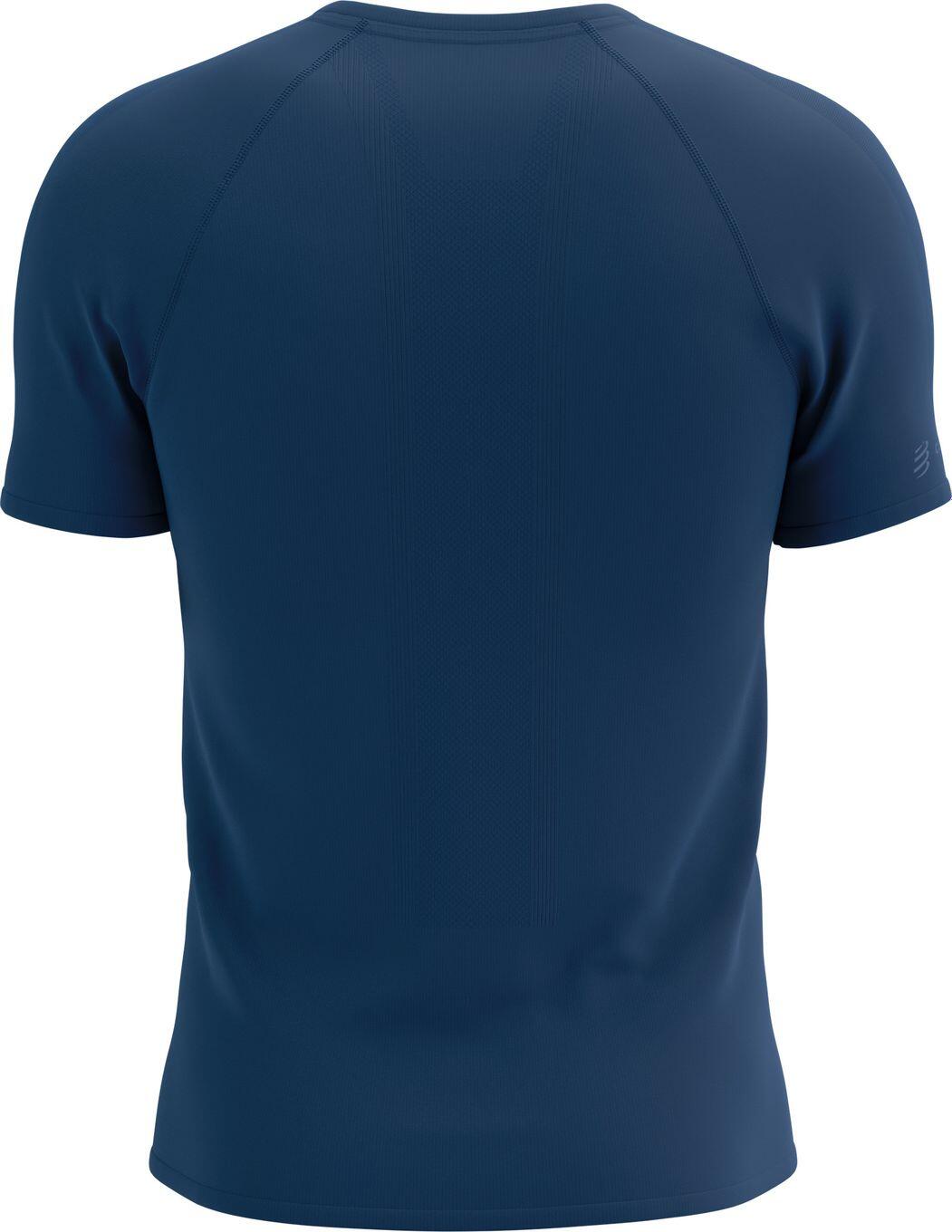 Compressport Trail Racing Jersey met korte mouwen Blauw Heren 2/4
