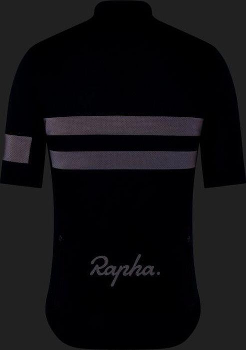 Maglia a maniche corte Rapha Brevet Jersey Noir Homme 4/4