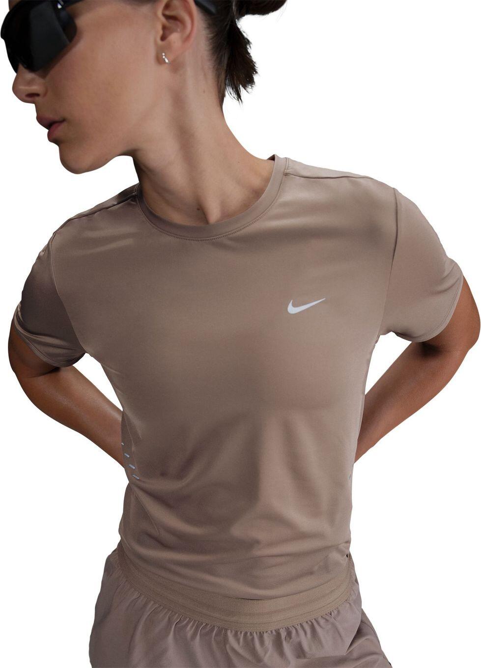 T-Shirt Running Nike Dri-Fit Swift Marron Femme 3/6