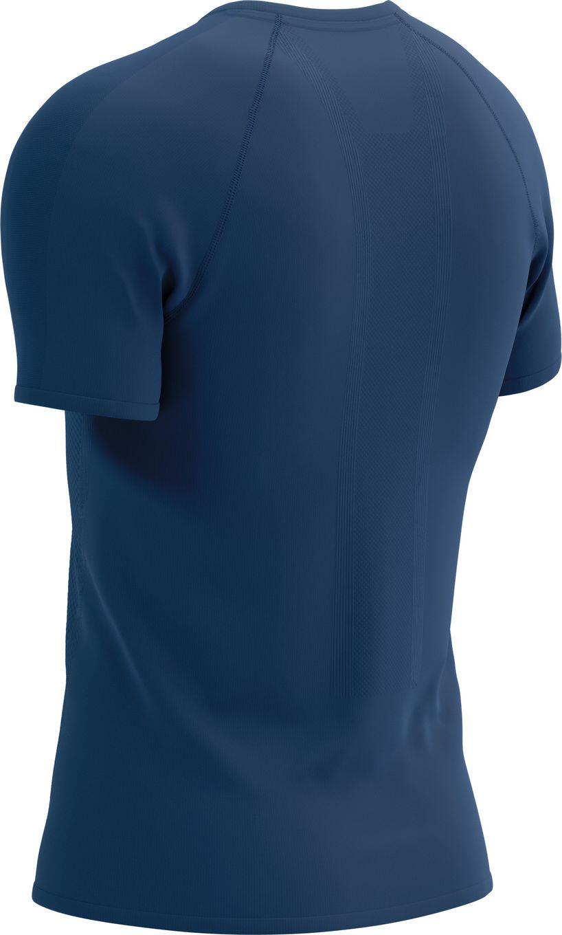 Compressport Trail Racing Jersey met korte mouwen Blauw Heren 4/4