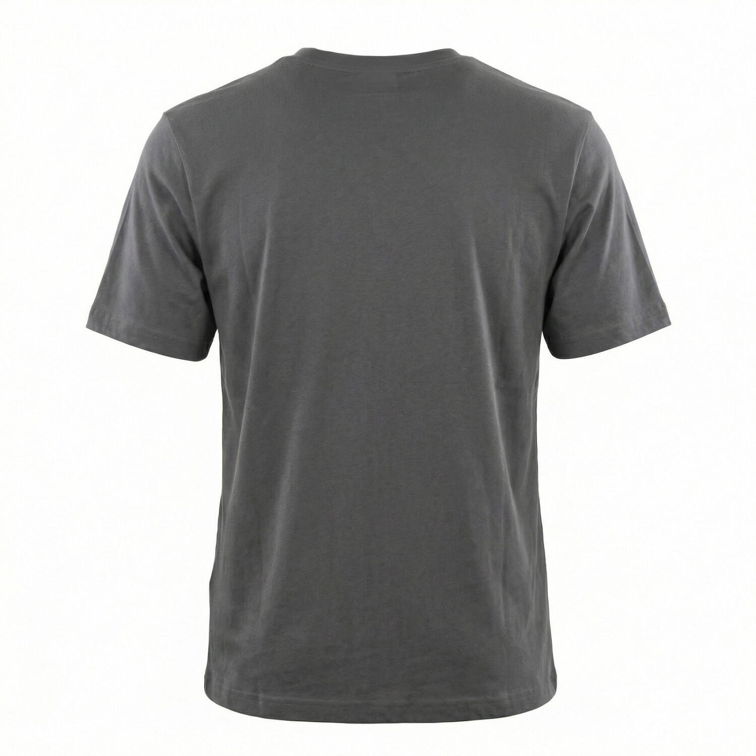 Tee shirt homme col rond chiné en coton 160GSM et logo imprimé 618292 2/3