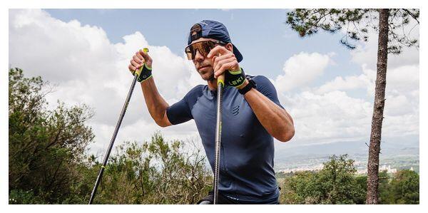 Maillot de manga corta Compressport Trail Racing Postural Azul Hombre 7/7