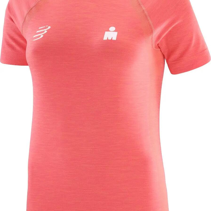 Compressport Women's IronMan Seaside Coral Short Sleeve Jersey