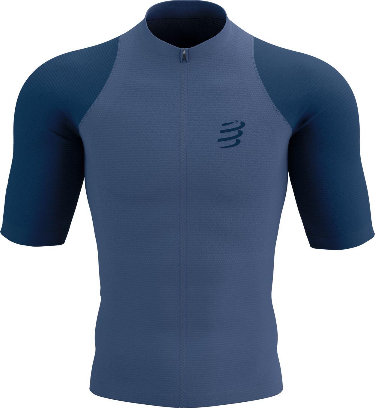 Maillot de manga corta Compressport Trail Racing Postural Azul Hombre 5/7