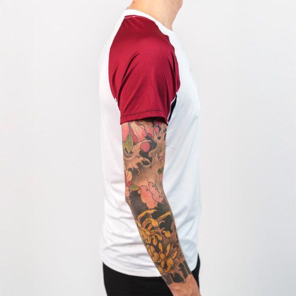 Maillot de manga corta Oxsitis X-Train Hombre Blanco/Burdeos 4/7