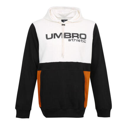 Sweat à capuche homme tricolore avec poche kangourou et logo 1224770