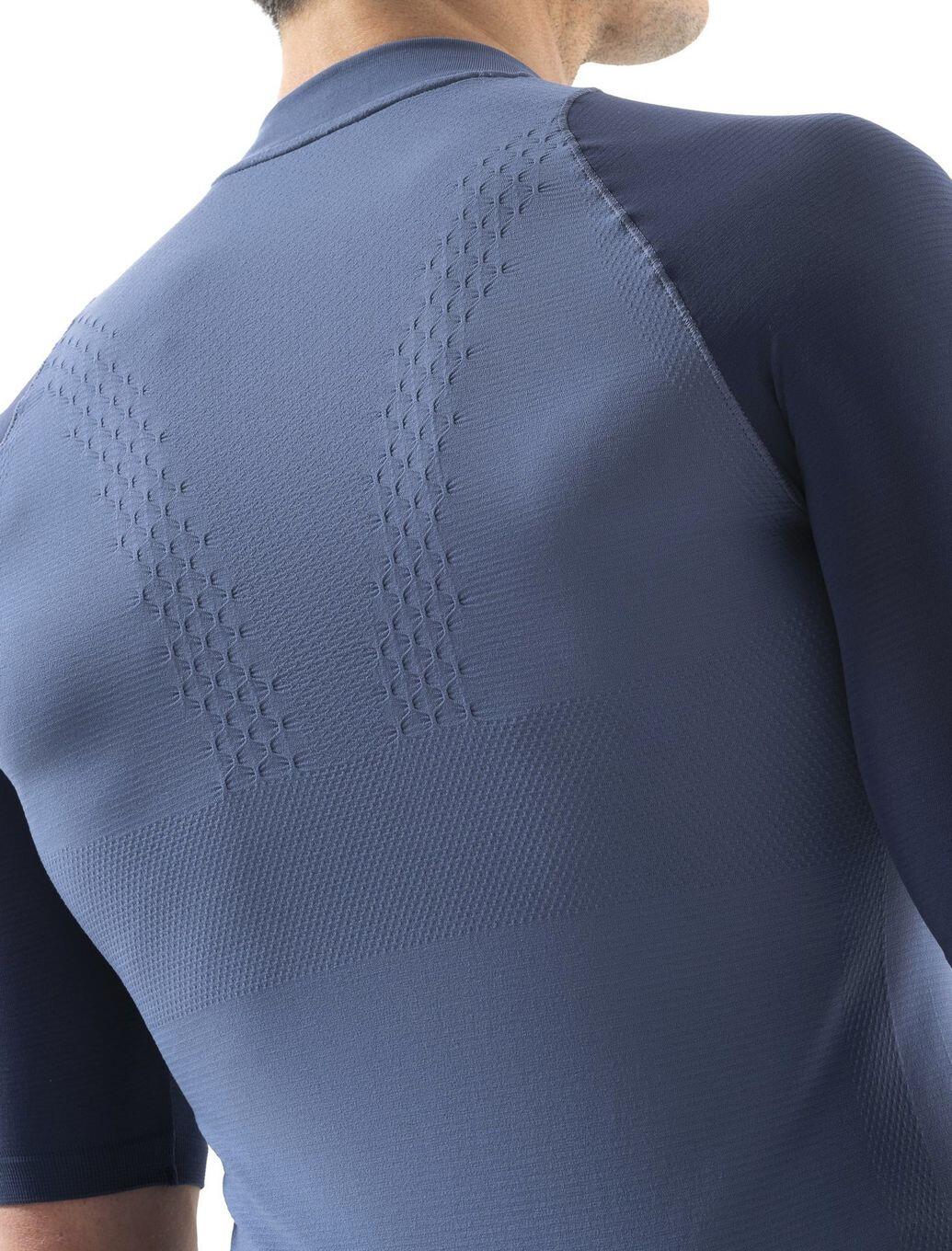 Maillot de manga corta Compressport Trail Racing Postural Azul Hombre 4/7