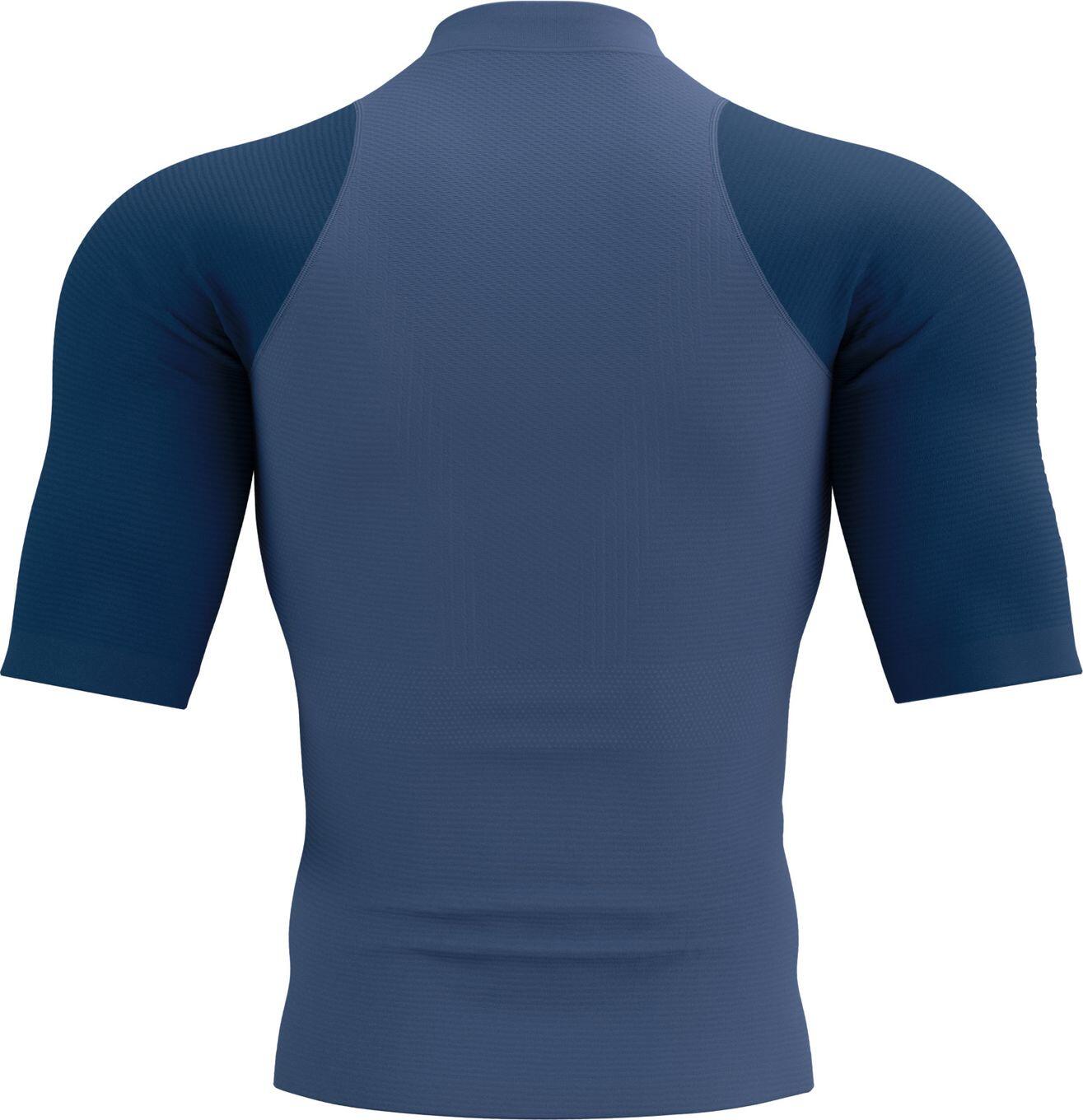 Maillot de manga corta Compressport Trail Racing Postural Azul Hombre 6/7