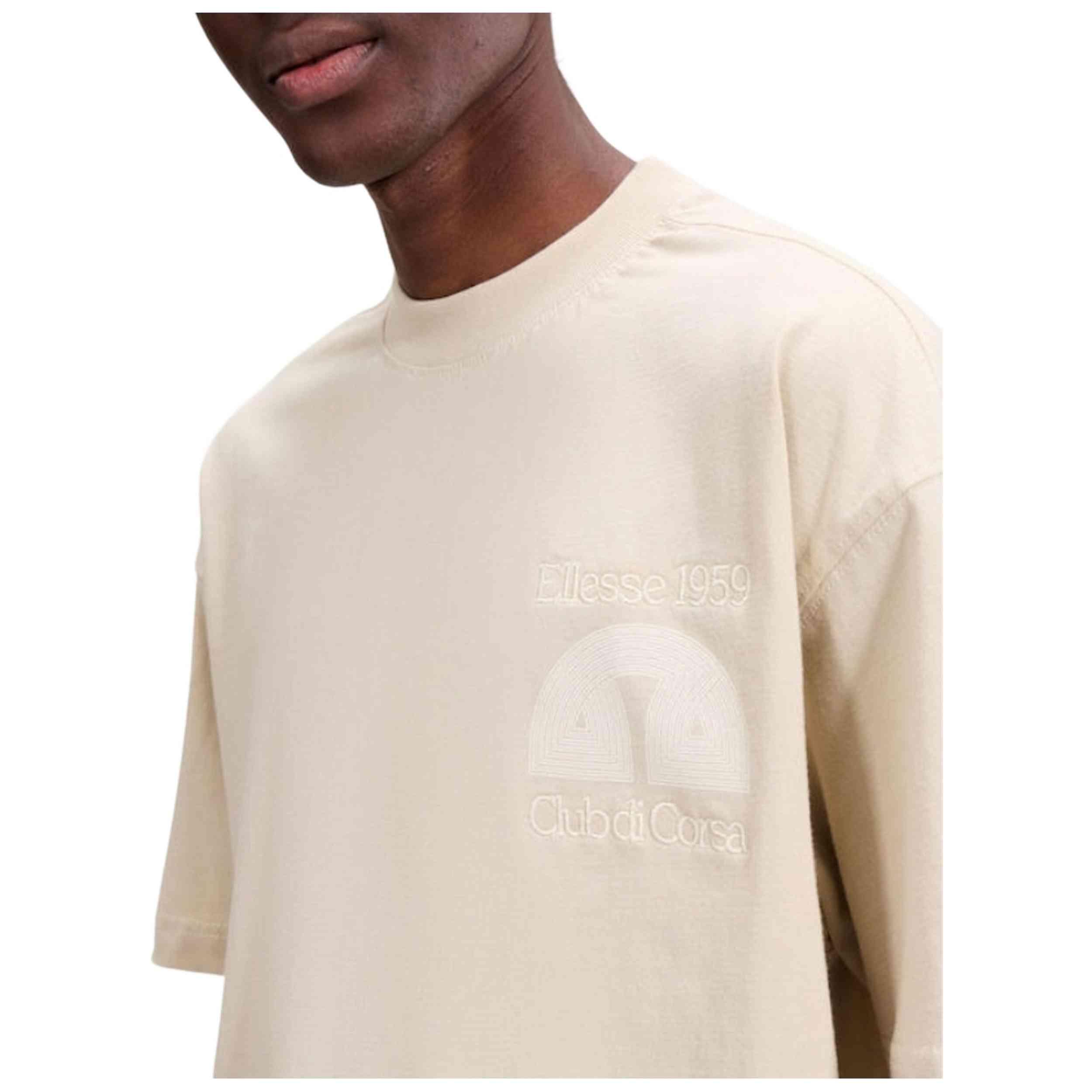 T-shirt Ellesse modèle SHB23147-STONE pour homme 3/4