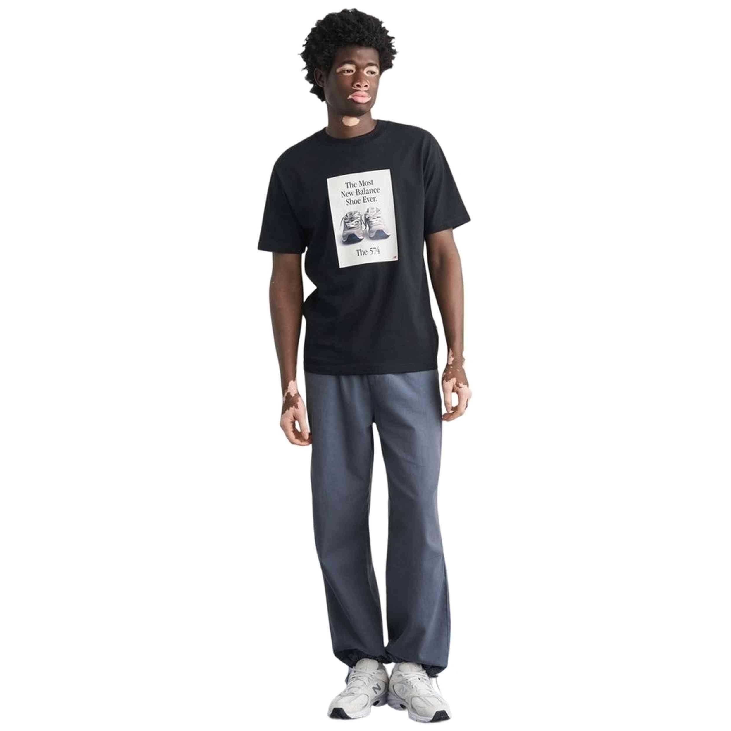 T-shirt New balance modèle MT61B0WFBK pour homme 2/5