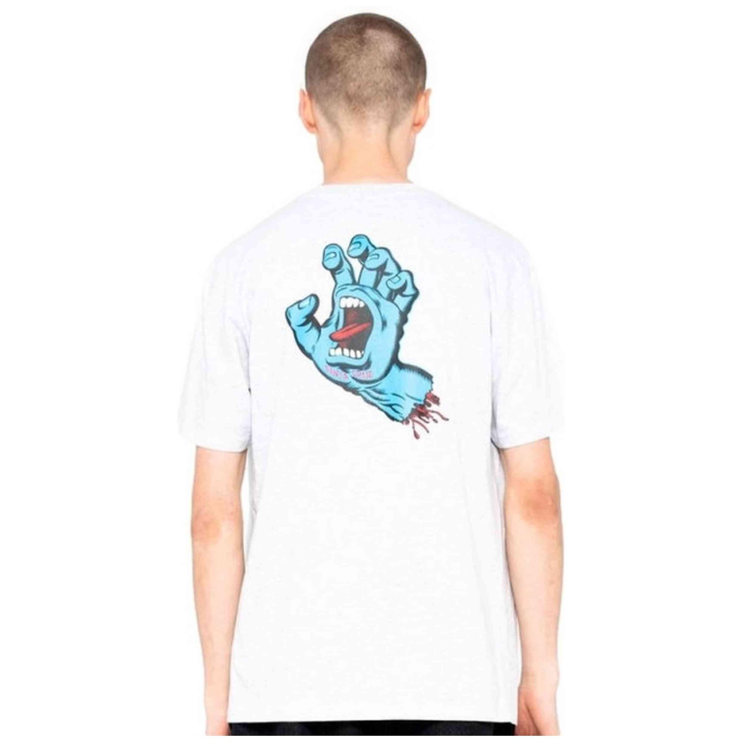 Maglia a maniche corte Santa cruz modello Screaming Hand per unisex 4/4
