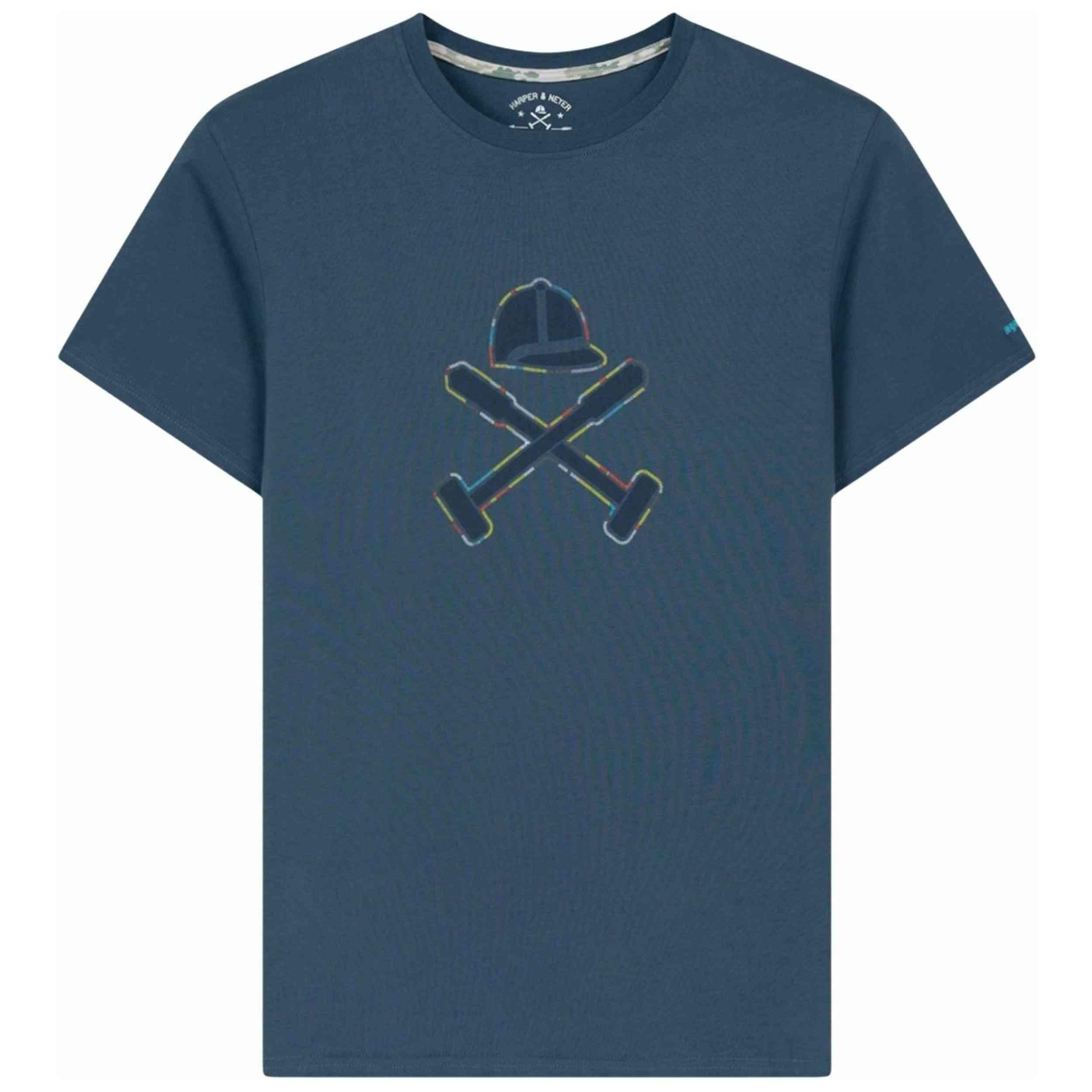 T-shirt met korte mouwen Harper & neyer model Stitching Logo voor mannen 5/5