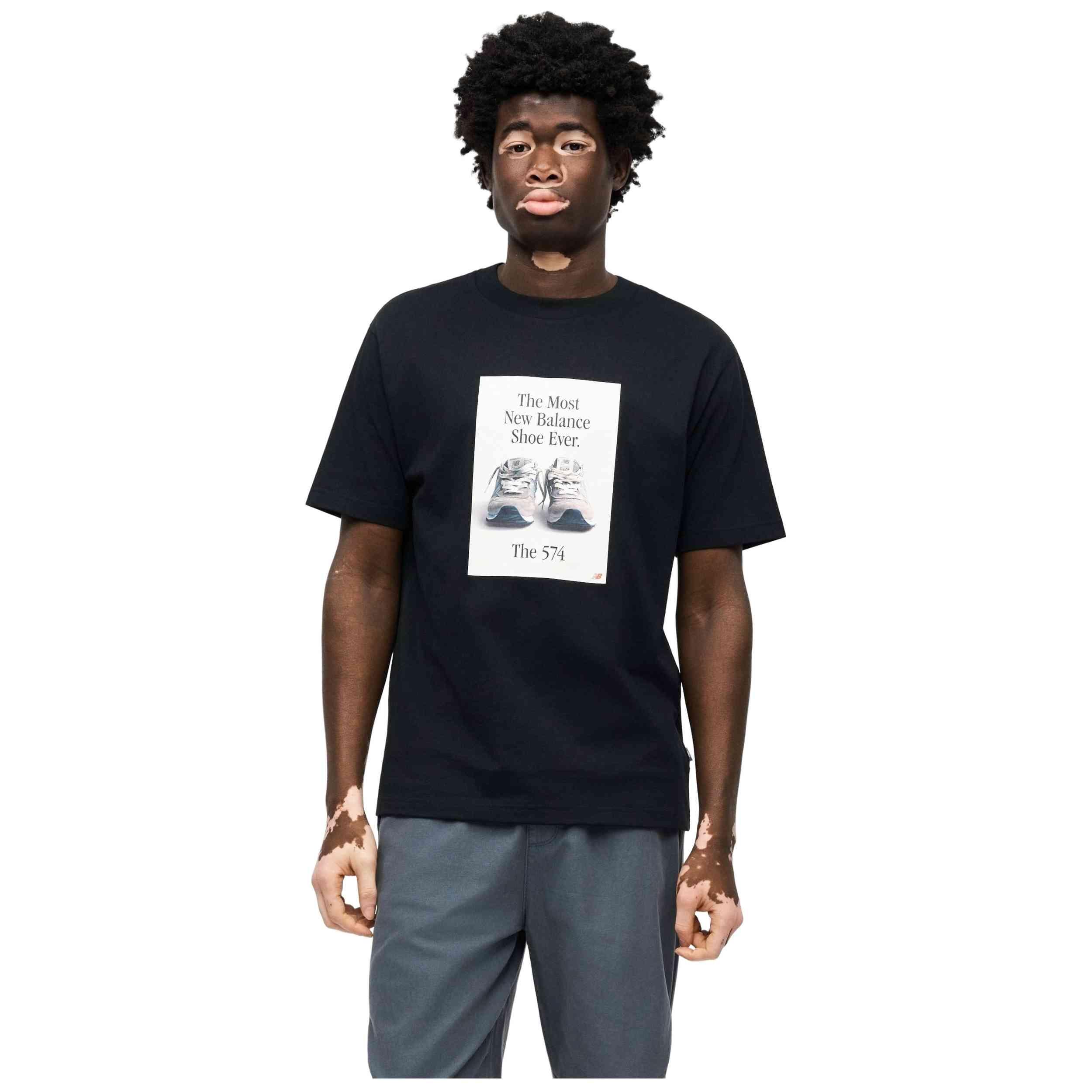 T-shirt New balance modèle MT61B0WFBK pour homme 5/5