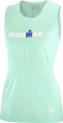 Compressport women's ironman seaside tank top green