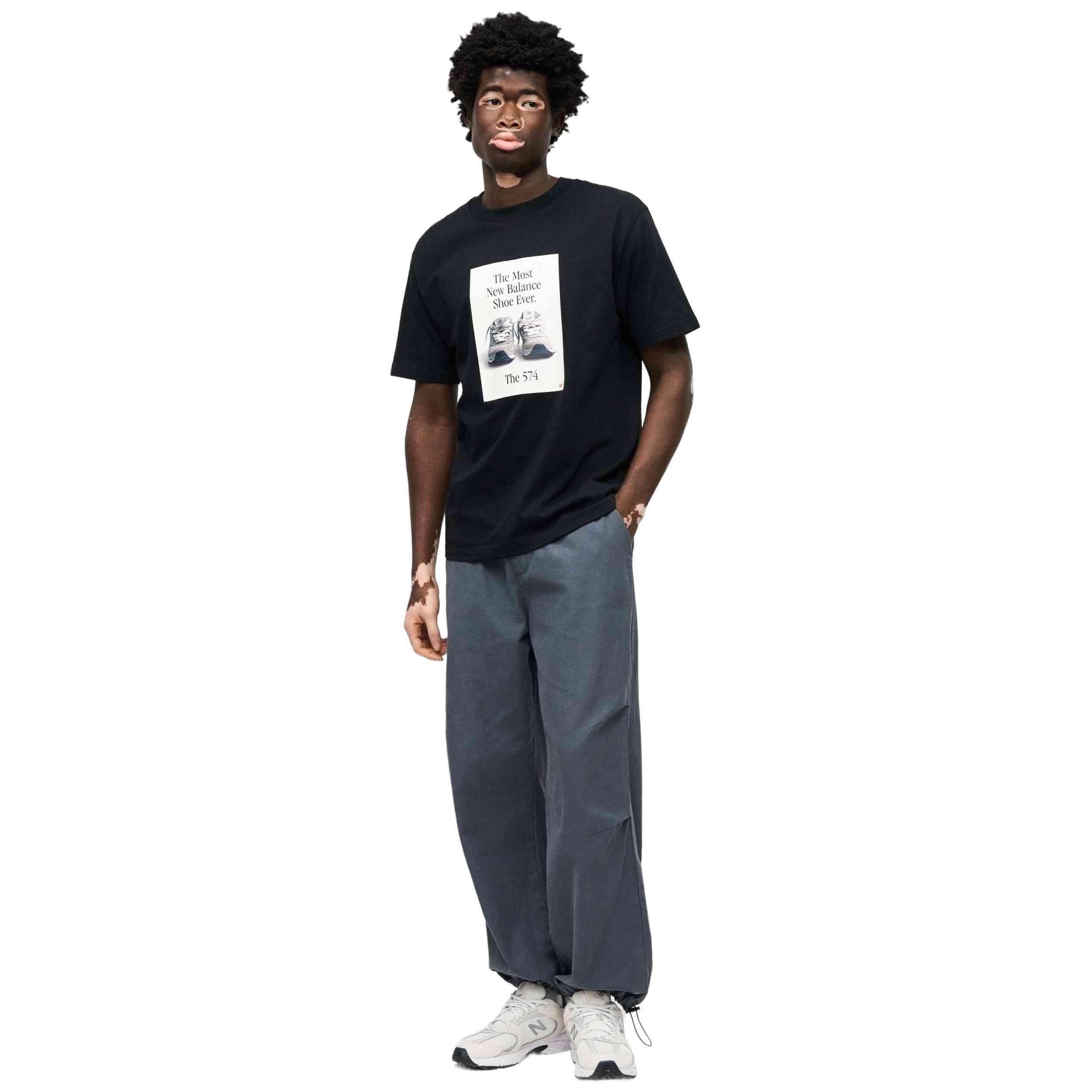 T-shirt New balance modèle MT61B0WFBK pour homme 4/5